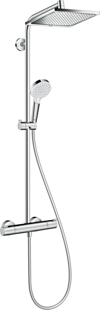 Hansgrohe Crometta E Showerpipe 240 1jet EcoSmart met thermostaat chroom