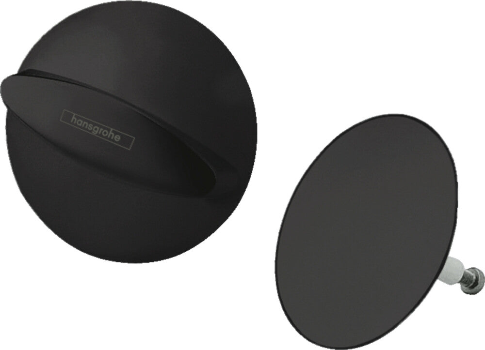 Hansgrohe Flexaplus afwerkset voor overloop- en afvoergarnituur mat zwart