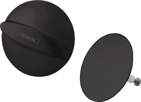 Hansgrohe Flexaplus afwerkset voor overloop- en afvoergarnituur mat zwart