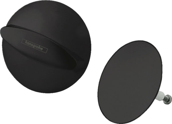 Hansgrohe Flexaplus set finition garniture de vidage/trop-plein noir mat