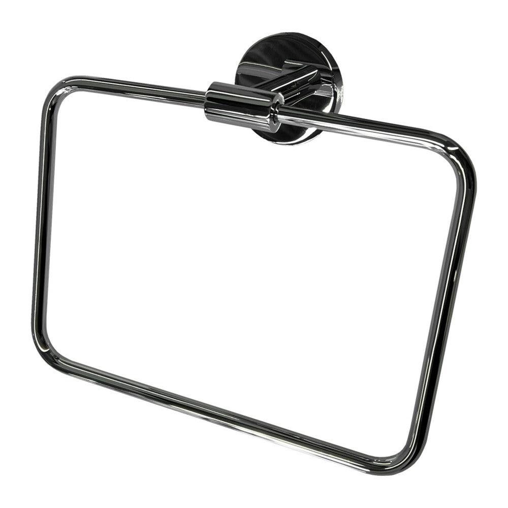 Van Marcke Frea beweegbare handdoekhouder ring messing wand chroom