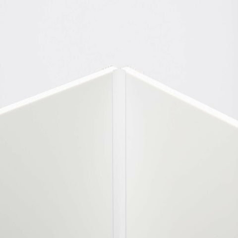 Van Marcke Cosmo hoekprofiel Cosmo panelen 6mm alu wit H265cm