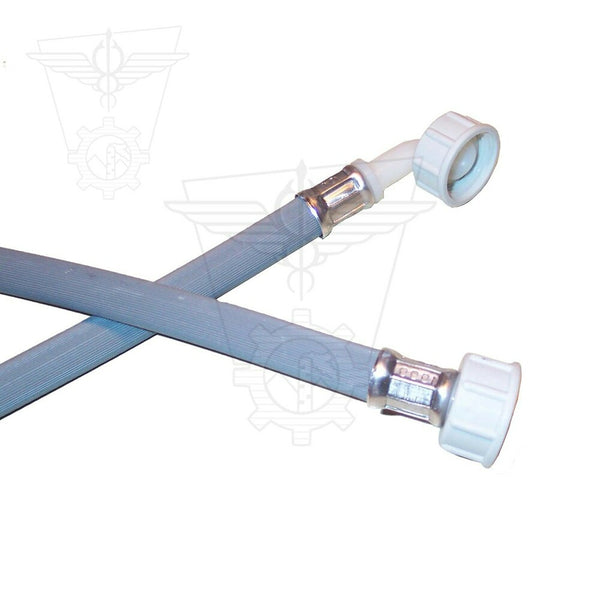 Flexibles de pression caoutchouc machine à laver L 2000 mm 3/4" FF X 3/4" FF 90°