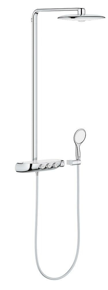 Grohe Rainshower SmartControl Duo 360 système de shower with mixer tap moon white