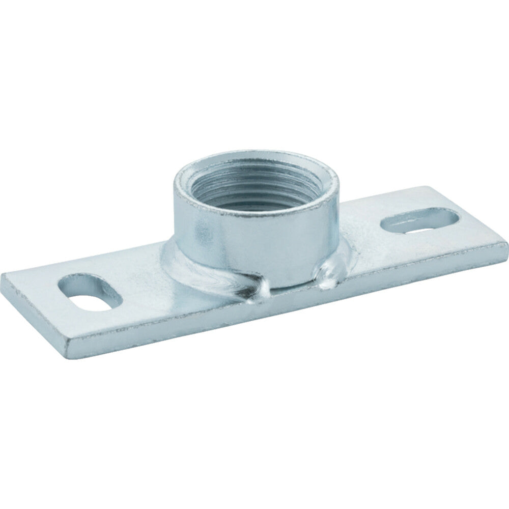 Geberit Silent-db20 bevestigingsplaat met 2 openingen en mof 4/4" verzinkt