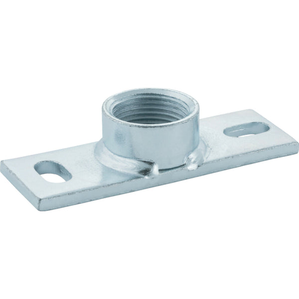Geberit Silent-db20 bevestigingsplaat met 2 openingen en mof 4/4" verzinkt