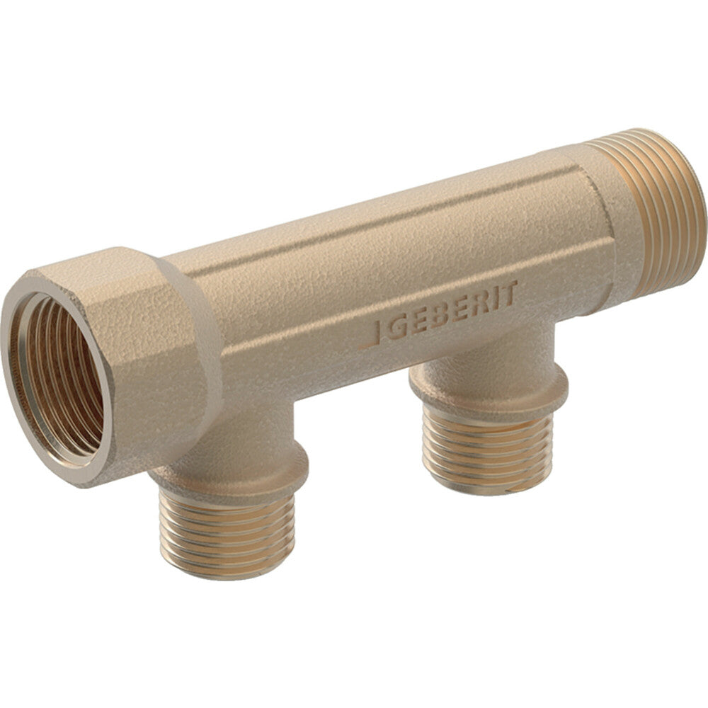 Geberit FlowFit collector 3/4MF 2 uitgangen voor Masterfix 1/2MF