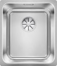 whiteo Solis 340-U sink under-encastrer 1 bac waste-corbeille 3 1/2" stainless steel satiné