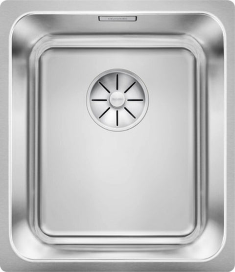 Blanco Solis 340-U onderbouwspoeltafel 1bak korfventiel 3 1/2" RVS