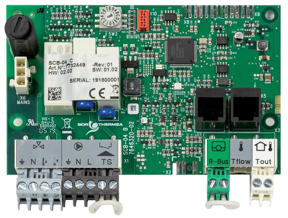 De Dietrich Strateo EH916 kit printplaat 2e verwarmingskring