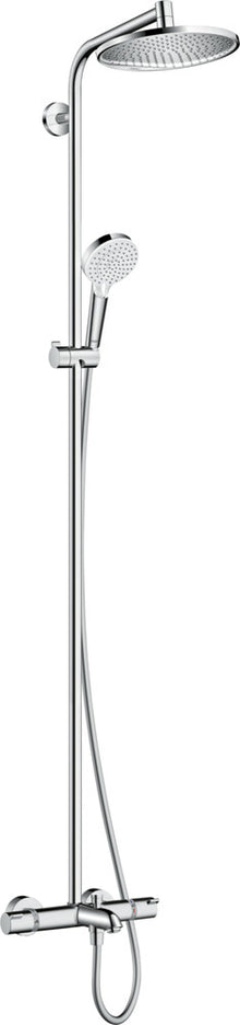 Hansgrohe Crometta S showerpipe 240 1jet met badthermostaat chroom