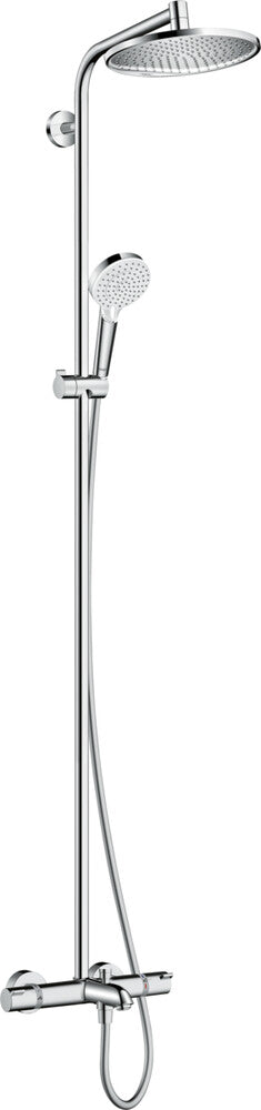 Hansgrohe Crometta S showerpipe 240 1jet met badthermostaat chroom