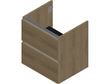 intro Tempus onderbouwkast B600xD495xH650mm 2 laden Oak