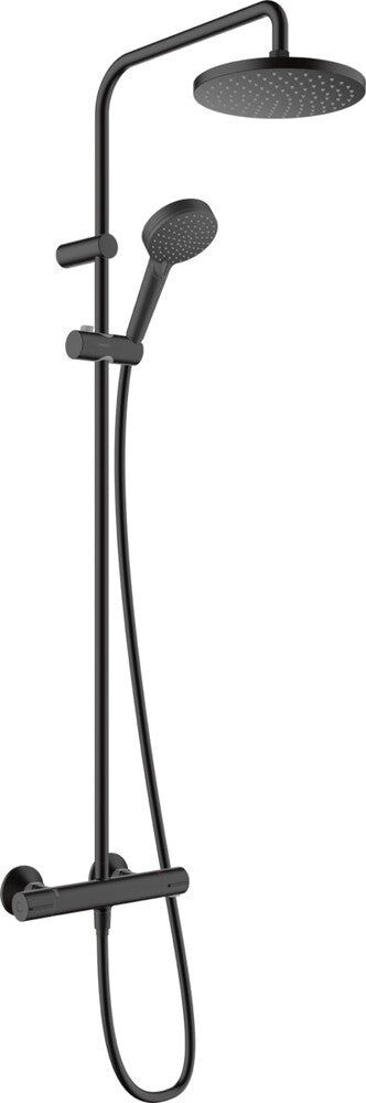 Hansgrohe Vernis Blend Showerpipe 200 1jet met douchethermostaat mat zwart
