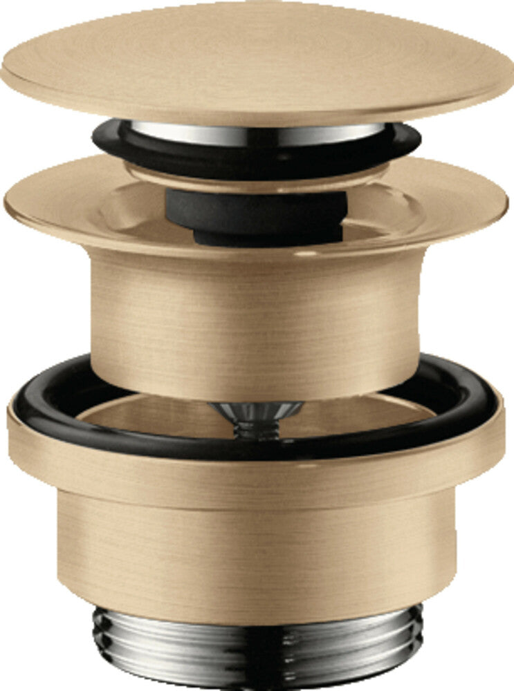 Hansgrohe afvoergarnituur Push-Open brushed bronze
