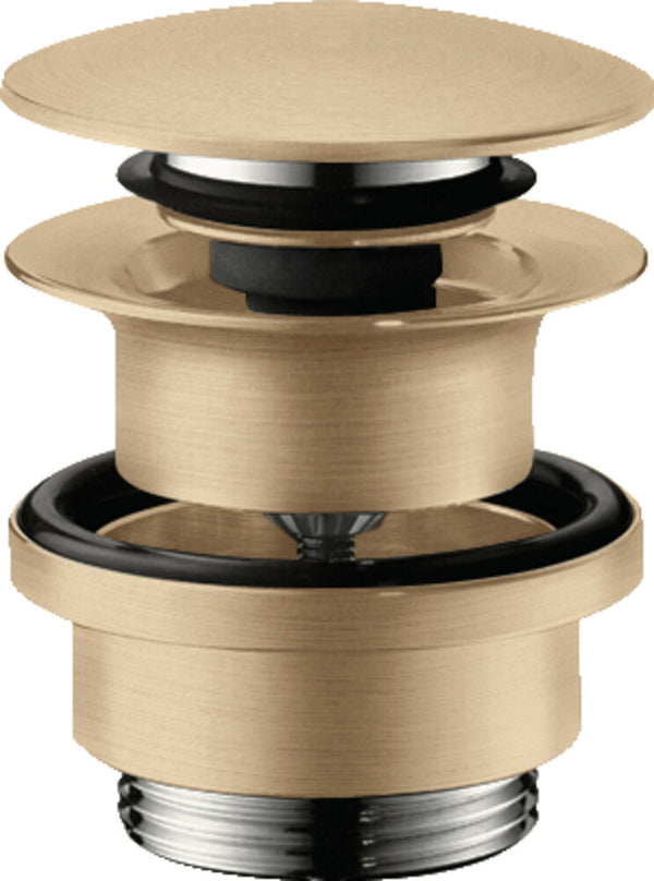 Hansgrohe afvoergarnituur Push-Open brushed bronze