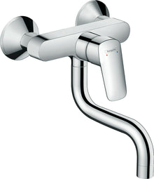 Hansgrohe Logis M31 mitigeur évier monocommande mural 1-Jet chrome