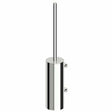 Zucchetti porte-brosse WC mural Noir mat gaufré