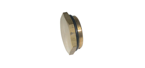 Henco kap met dichting voor verdeler messing 3/4F