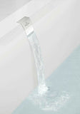 Villeroy & Boch watertoevoer overloop Squaro Edge 12 150x220x65mm chroom/wit