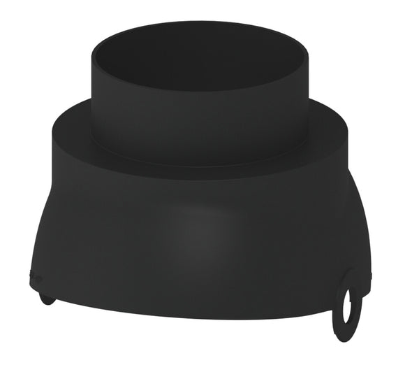 Muelink & Grol FX Easy 120 scharnierkap zwart voor D 60/100 of D 100