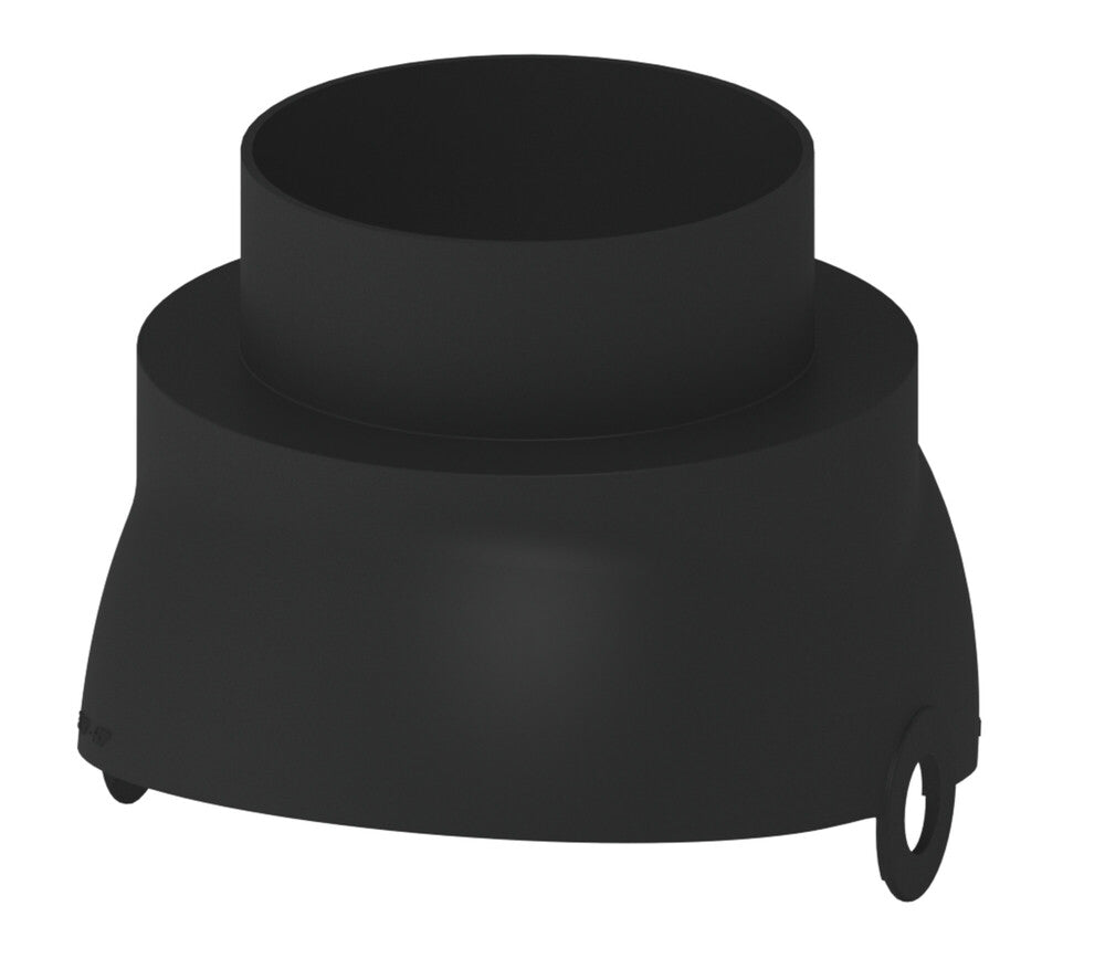 Muelink & Grol FX Easy 140 scharnierkap zwart voor D 80/120 of  D 125