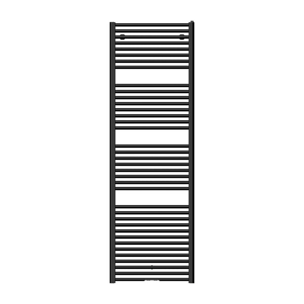 Toronto 180/060 radiateur sèche-serviettes - H 1850 x L 600 - 1051W - noir mat