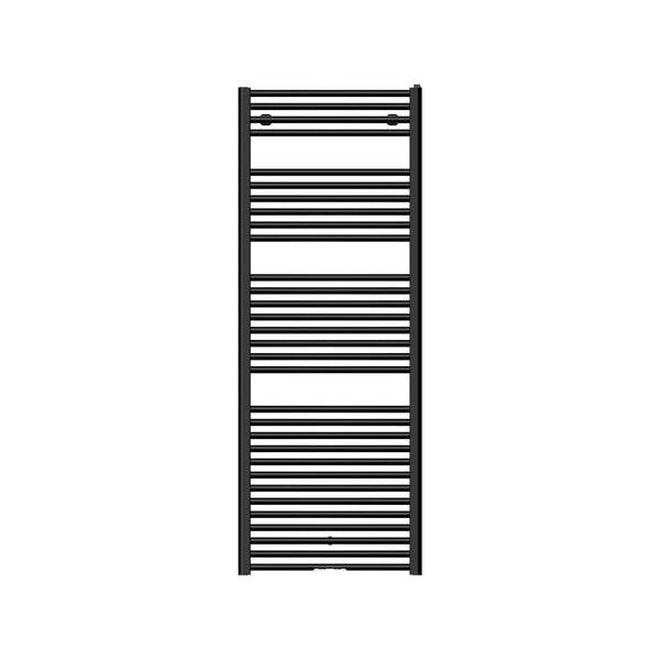 Toronto 150/050 radiateur sèche-serviettes - H 1592 x L 500 - 762W - noir mat