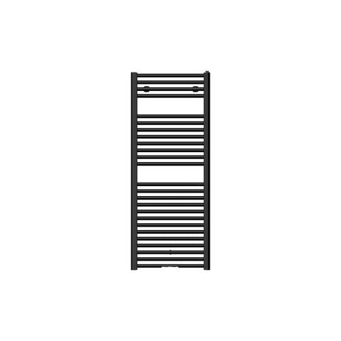 Toronto 120/050 handdoekradiator - H 1248 x L 500 - 588W - mat zwart
