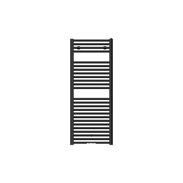 Toronto 120/050 radiateur sèche-serviettes - H 1248 x L 500 - 588W - noir mat