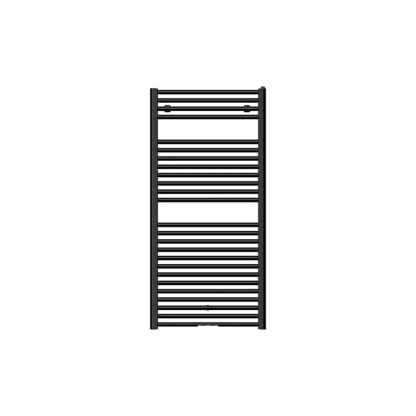 Toronto 120/060 radiateur sèche-serviettes - H 1248 x L 600 - 689W - noir mat
