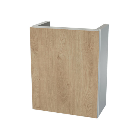 Van Marcke Parvus onderkast handenwasser 400x200x500 1deur White/Oak Hell