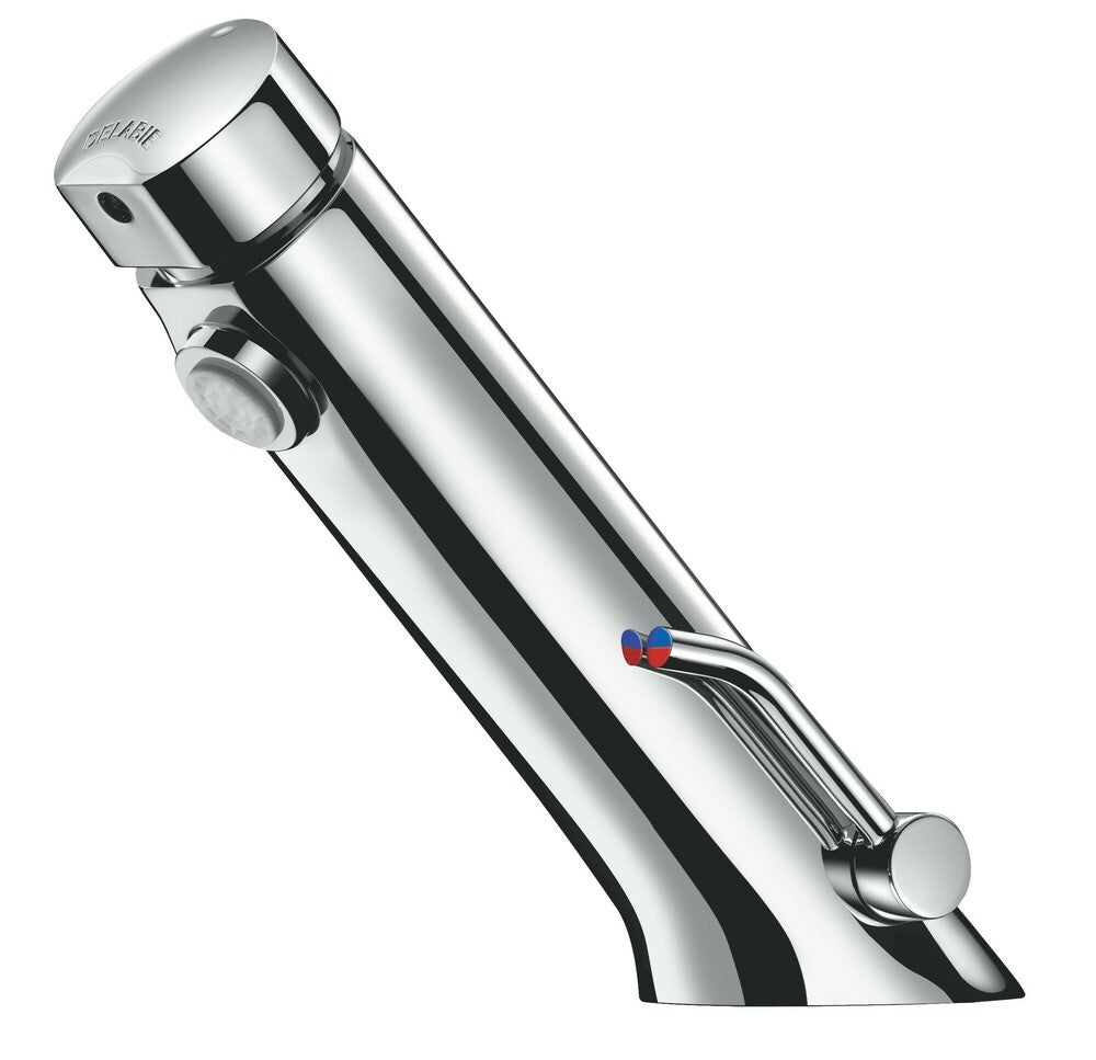 Delabie TEMPOSOFT MIX 2 wastafelmengkraan F3/8" 7 sec LH