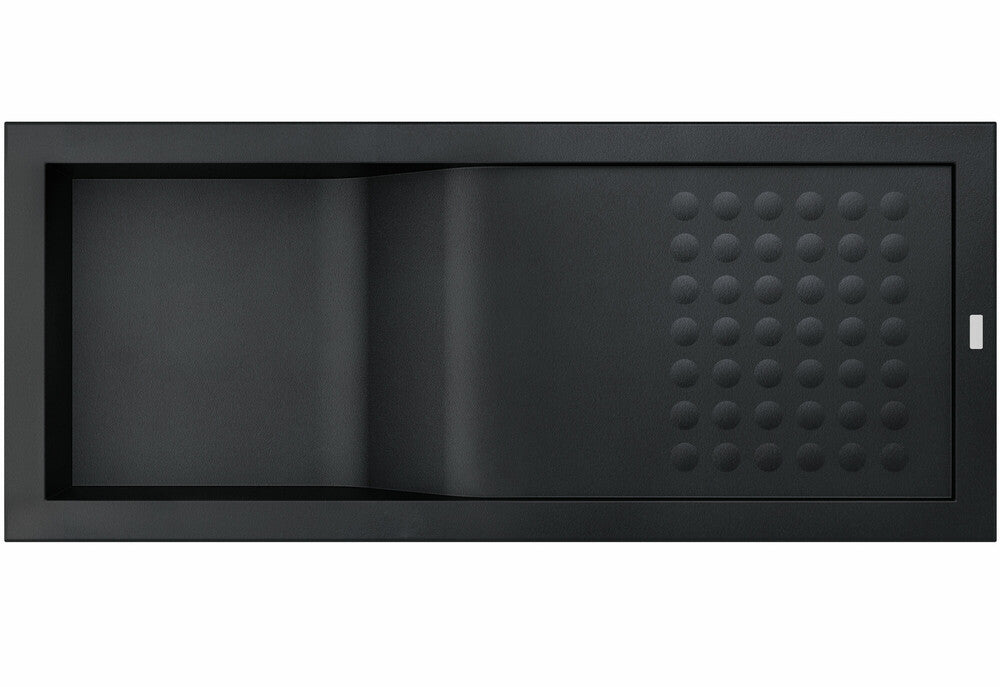 GO by Van Marcke Lara GenU inbouwspoeltafel 1bak afdruip 118x50cm omkeerbaar