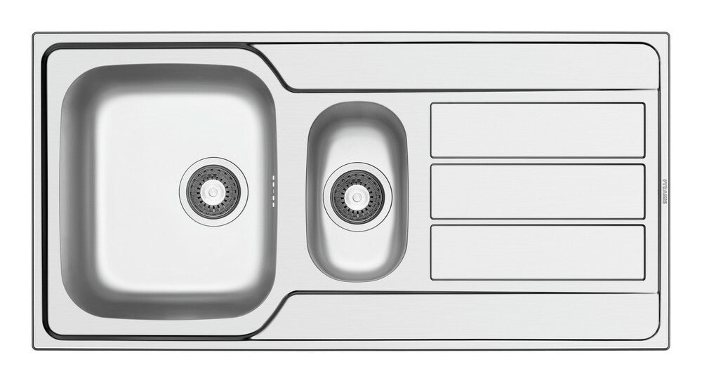 GO by Van Marcke Sofia ForU spoeltafel 100x50cm 1,5bak omkeerbaar RVS gepolijst