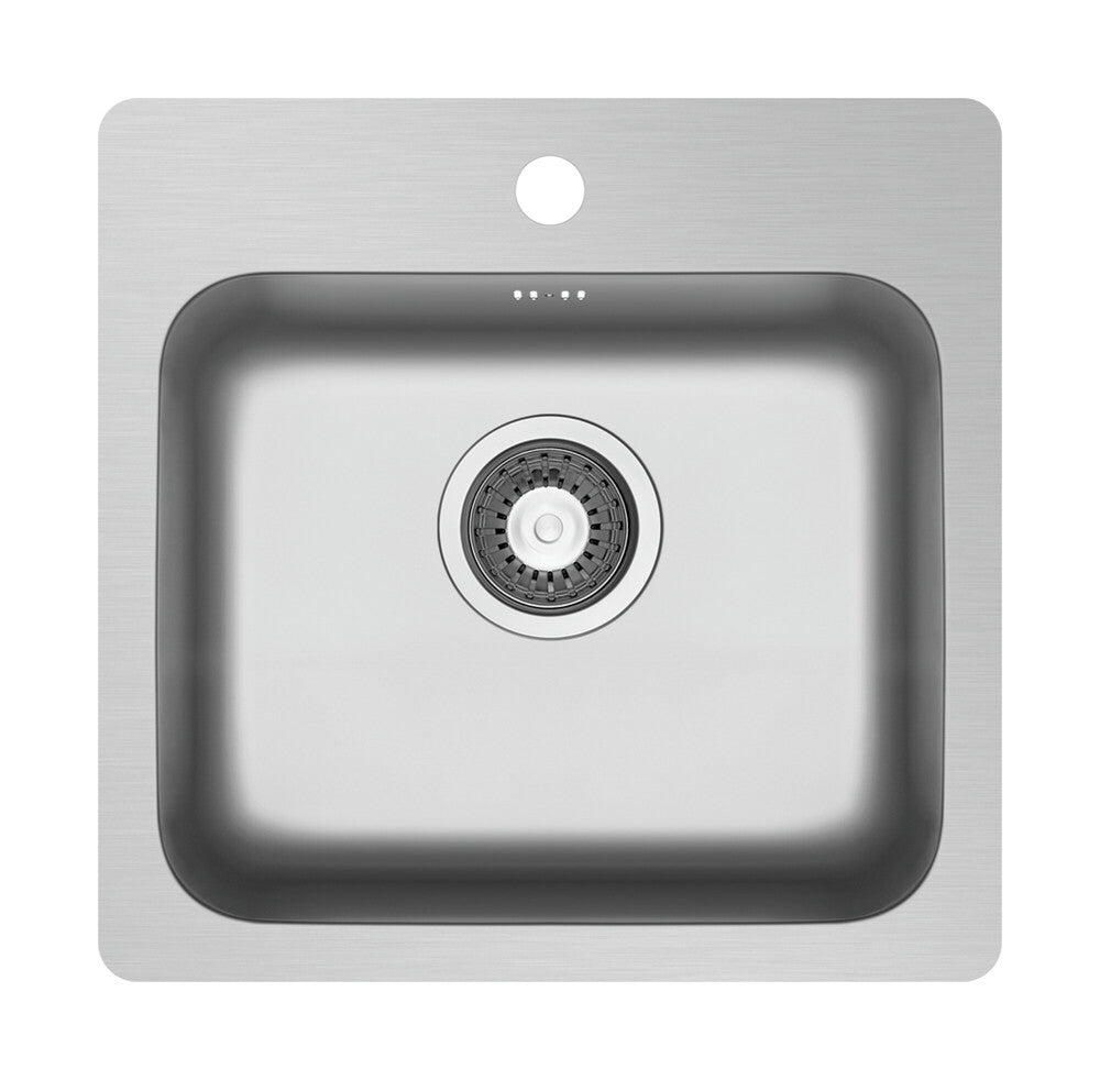 GO by Van Marcke Lia ForU spoeltafel compleet 460x450mm 1bak RVS afvalklep