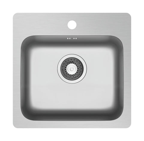 GO by Van Marcke Lia ForU spoeltafel compleet 460x450mm 1bak RVS afvalklep