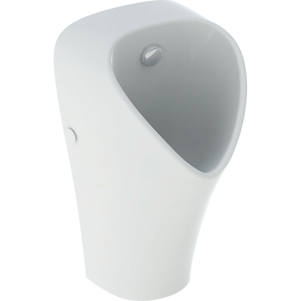 Geberit Narva urinoir hangmodel zonder spoelrand toevoer achter 33x60x30cm wit