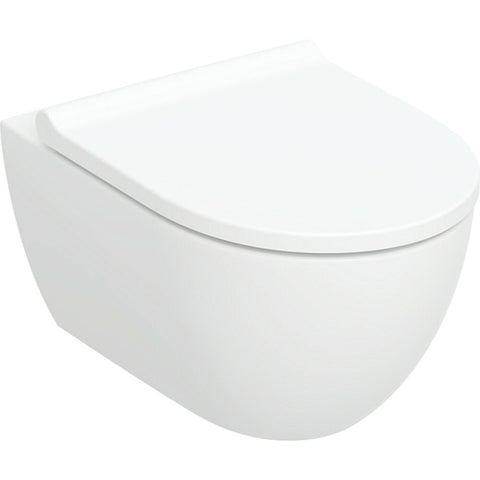Geberit Acanto set hang-wc diepspoel TurboFlush zitting soft close wit