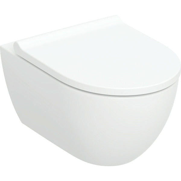 Geberit Acanto set hang-wc diepspoel TurboFlush zitting soft close wit