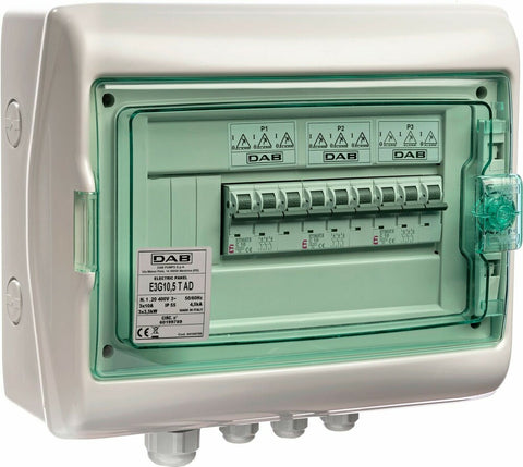 DAB Esybox elektrisch aansluitpaneel E3G10,5 400V voor 3X Esybox Max