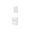 GO by Van Marcke Garda set de meuble 40cm mur 1 porte soft-close blanc brillant