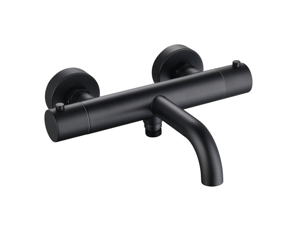 Lana Black badmengkraan thermostatisch mat zwart