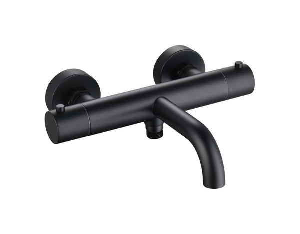 Lana Black badmengkraan thermostatisch mat zwart