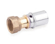 SYSTEMPEX raccord droit tube alu raccord à sertir D F joint 16-1/2F