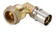 SYSTEMPEX elbow 90° tube alu fitting à sertir bicône 16-15
