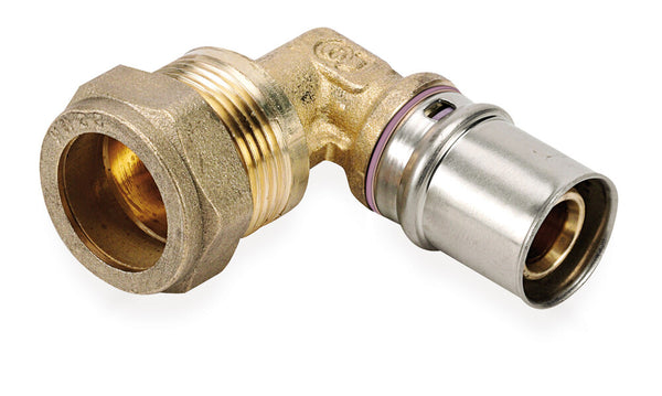 SYSTEMPEX elbow 90° tube alu fitting à sertir bicône 20-22