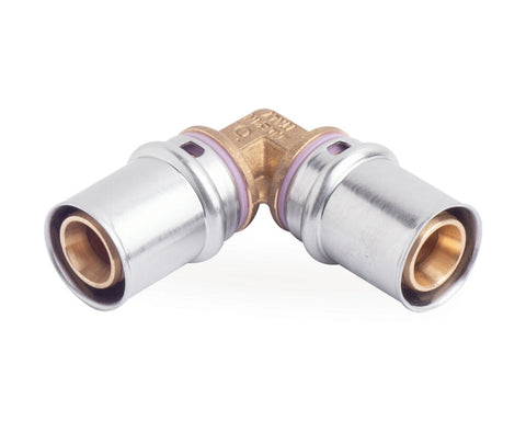 SYSTEMPEX bocht 90° VPE-Alu-buis persen 32-32