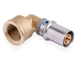 SYSTEMPEX coude 90° tube alu raccord à sertir 26-4/4F