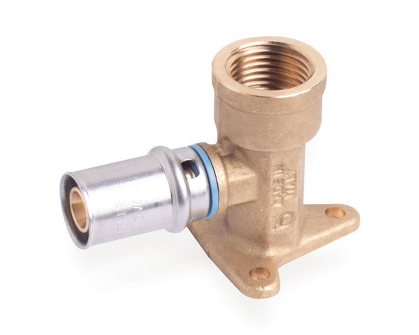SYSTEMPEX muurplaat VPE-Alu-buis pers H 53mm 16-1/2"F